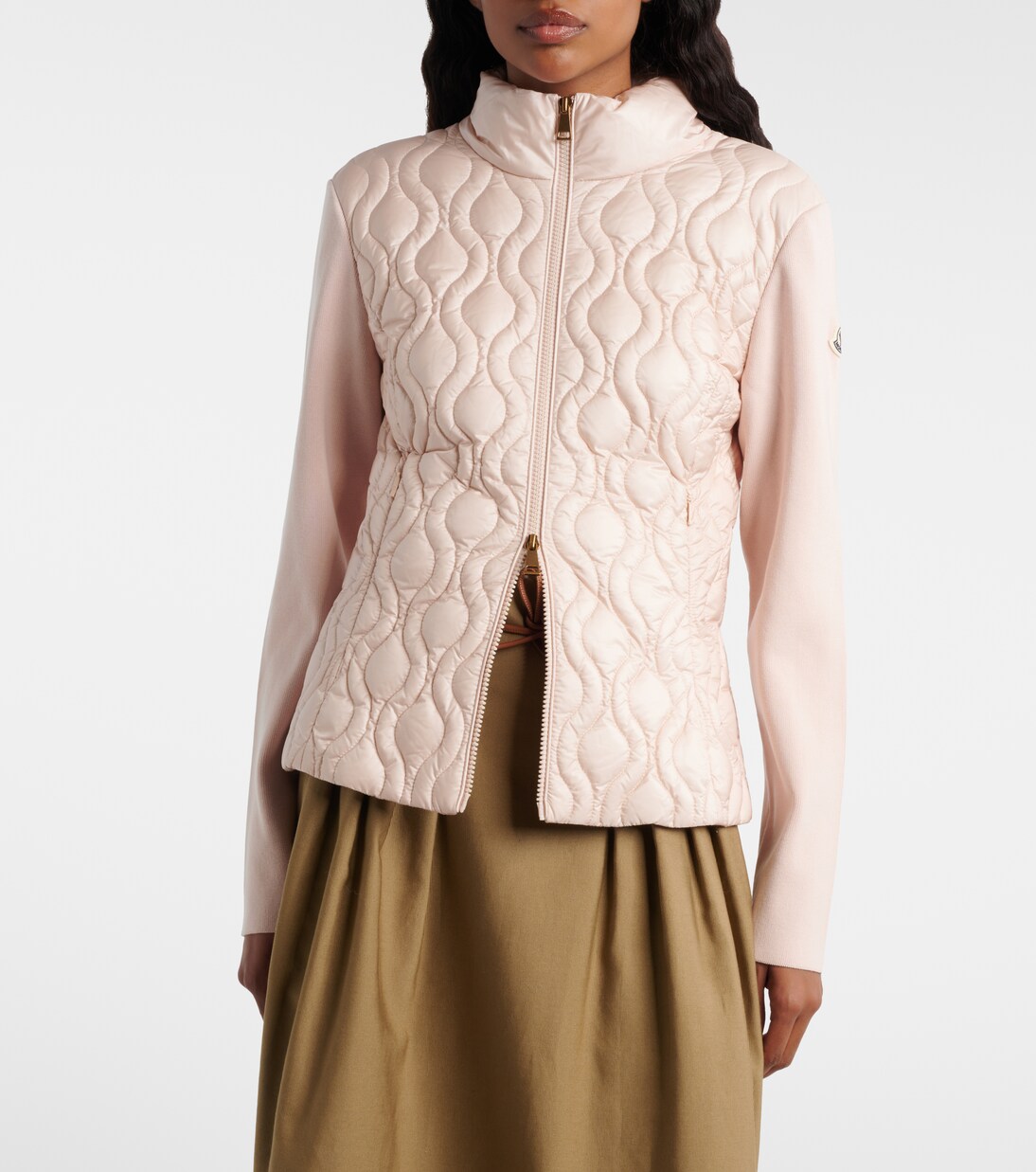 Down-paneled cotton cardigan  | Moncler