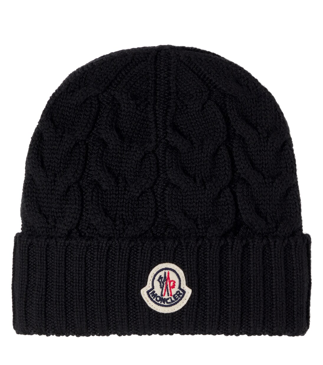 Logo virgin wool beanie | Moncler Enfant