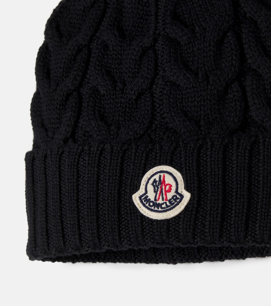 Logo virgin wool beanie | Moncler Enfant