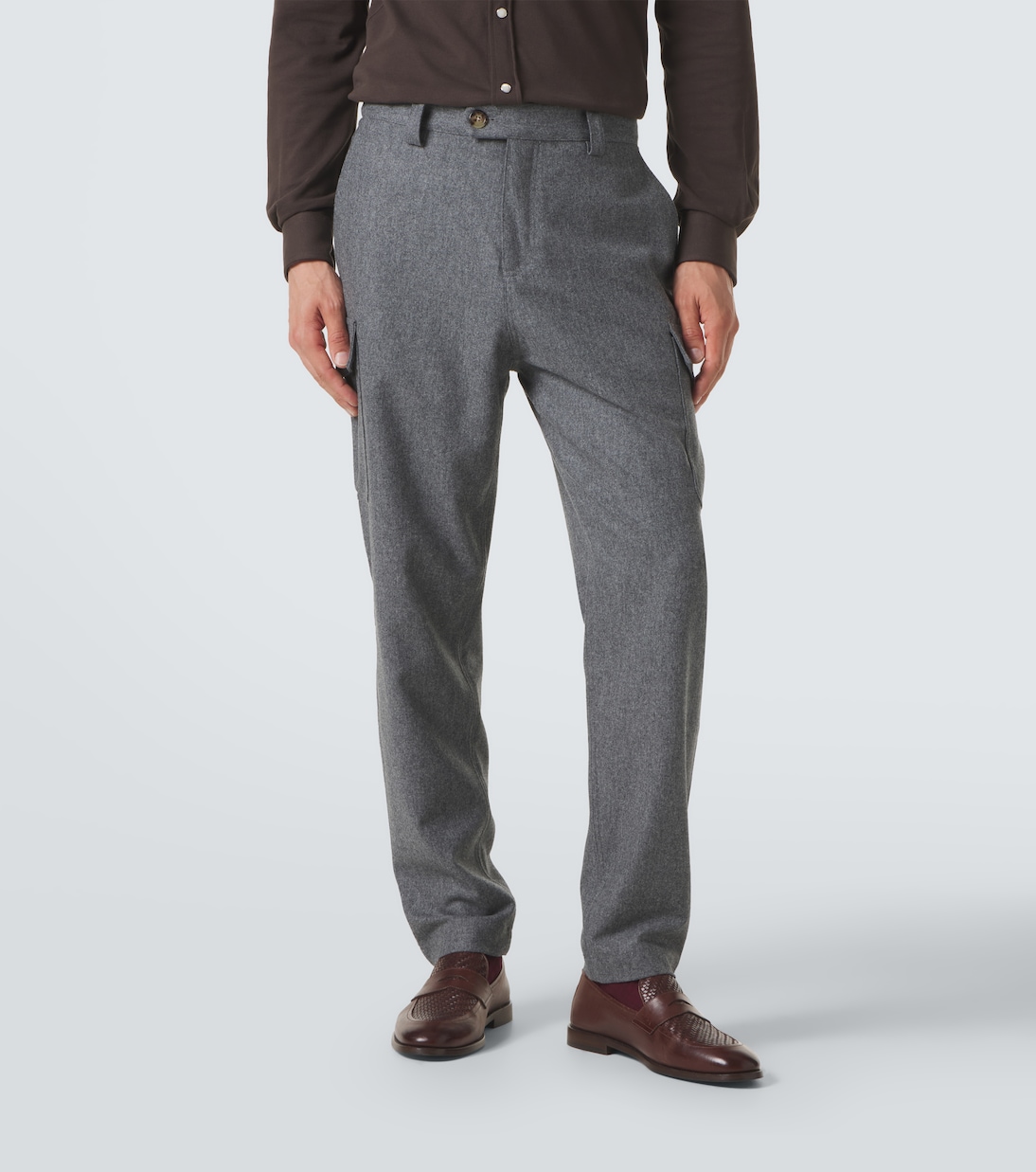 Wool tapered pants | Brunello Cucinelli