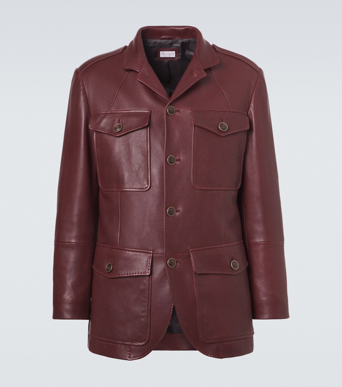 레더 필드 재킷 | Brunello Cucinelli