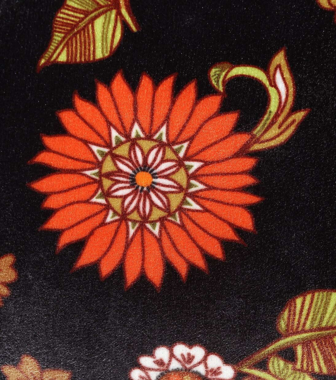 Top en velours imprimé à col roulé | Dodo Bar Or