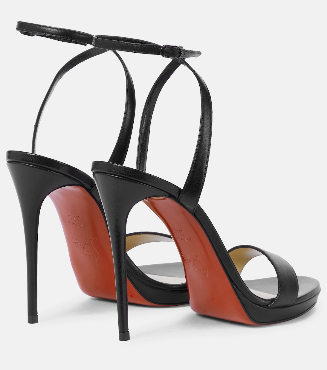 Loubi Queen 120 leather sandals | Christian Louboutin