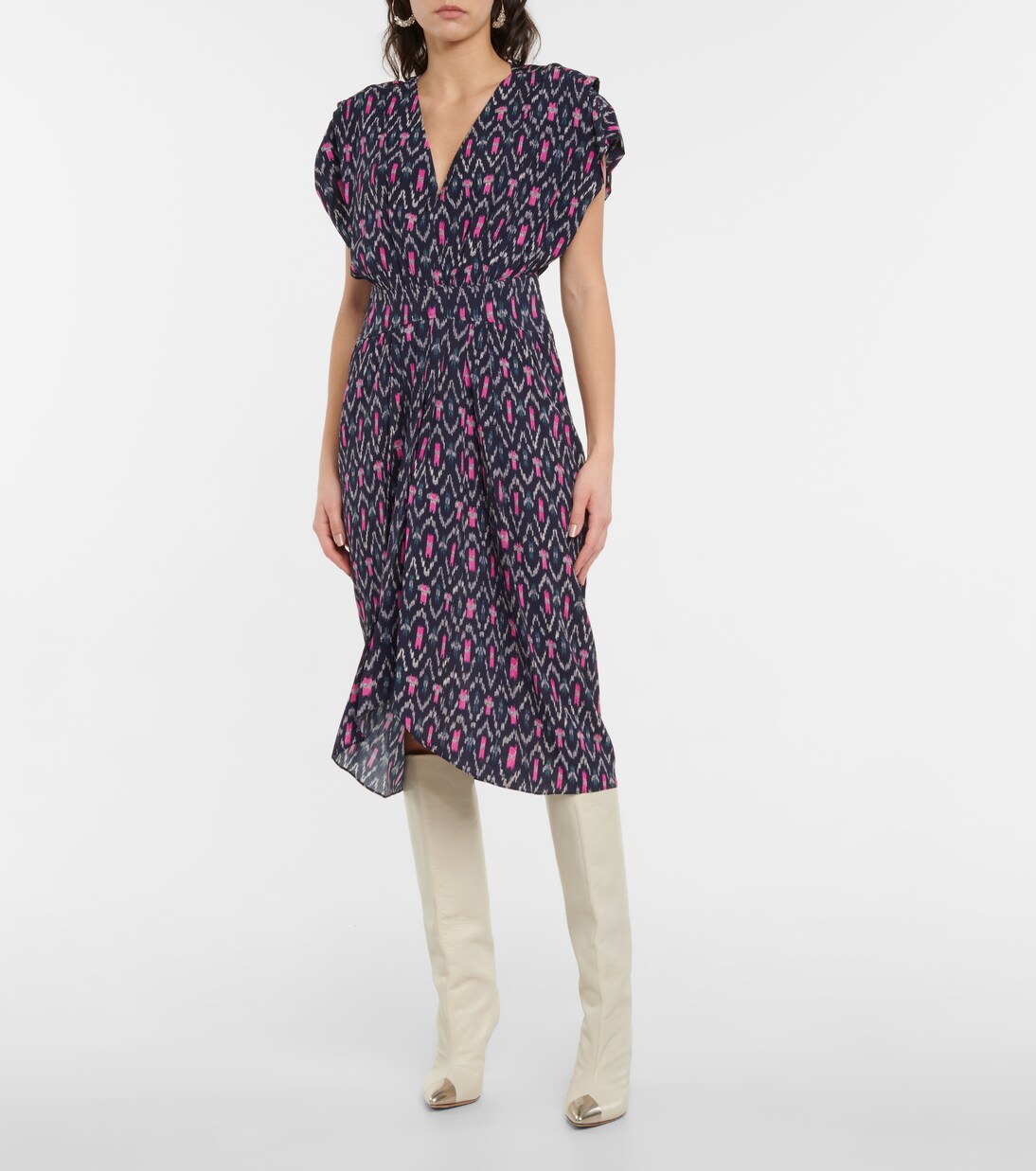 Robe midi Almeya imprimée | Marant Etoile