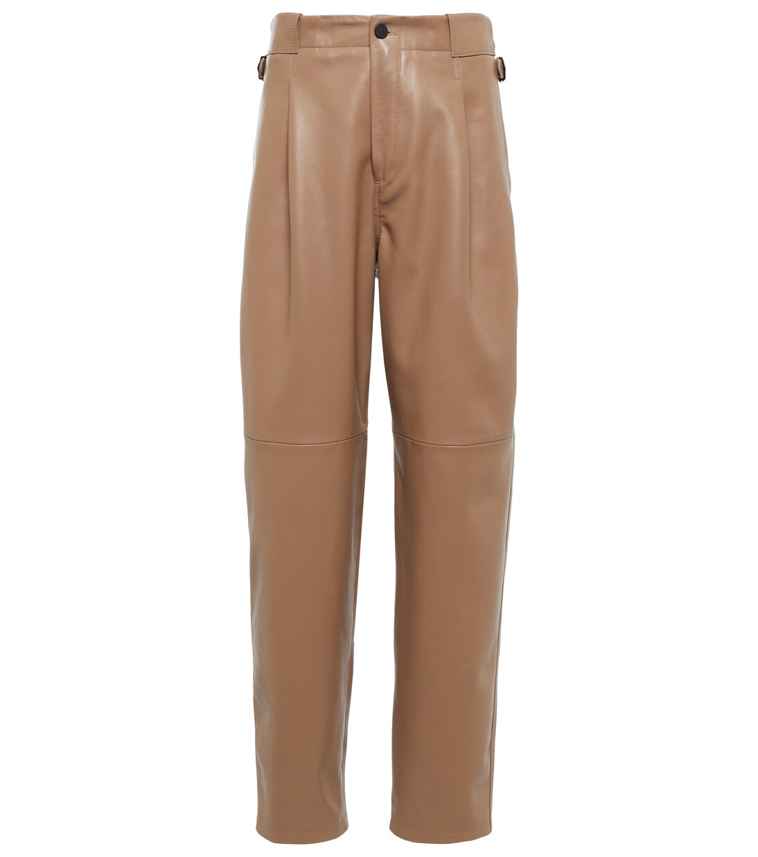High-Rise-Hose Shobak aus Leder | The Mannei