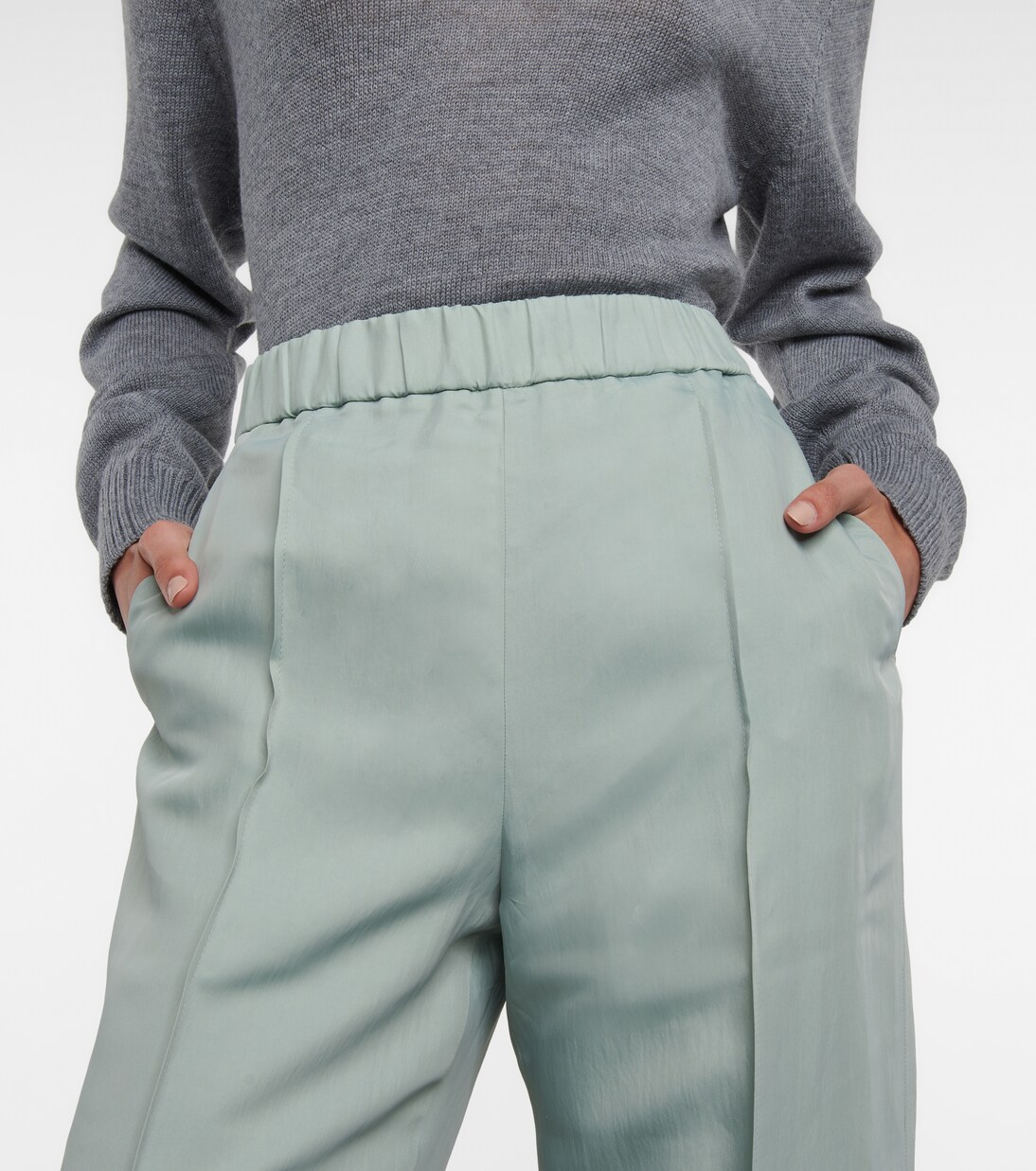 Pantalon ample à taille haute | Jil Sander