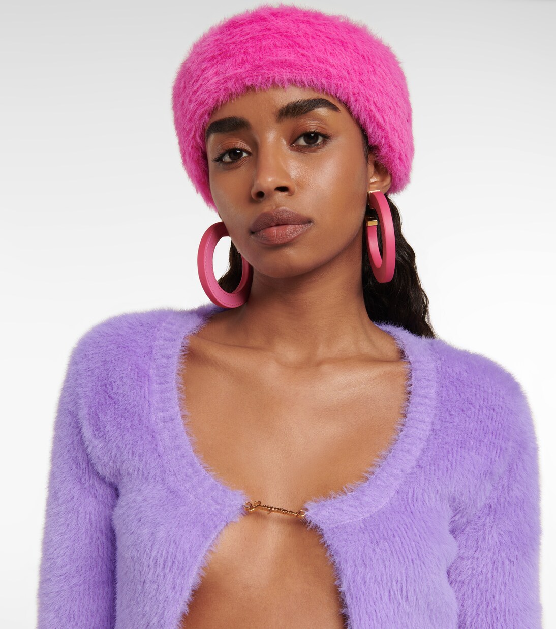 Diadema Le Bandeau Neve con logo | Jacquemus