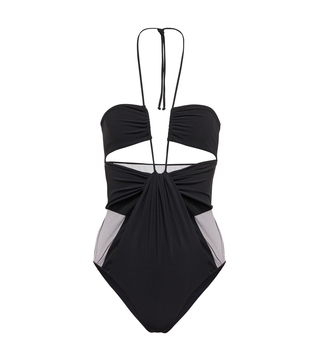 Body aus Mesh und Jersey | Nensi Dojaka