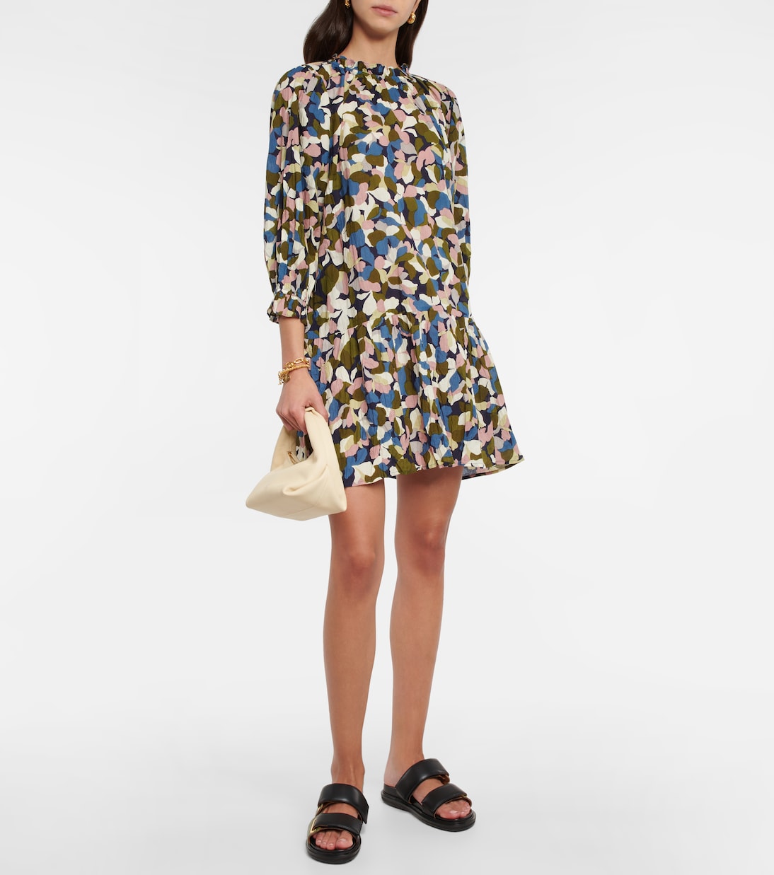 Robe imprimée en coton | Velvet