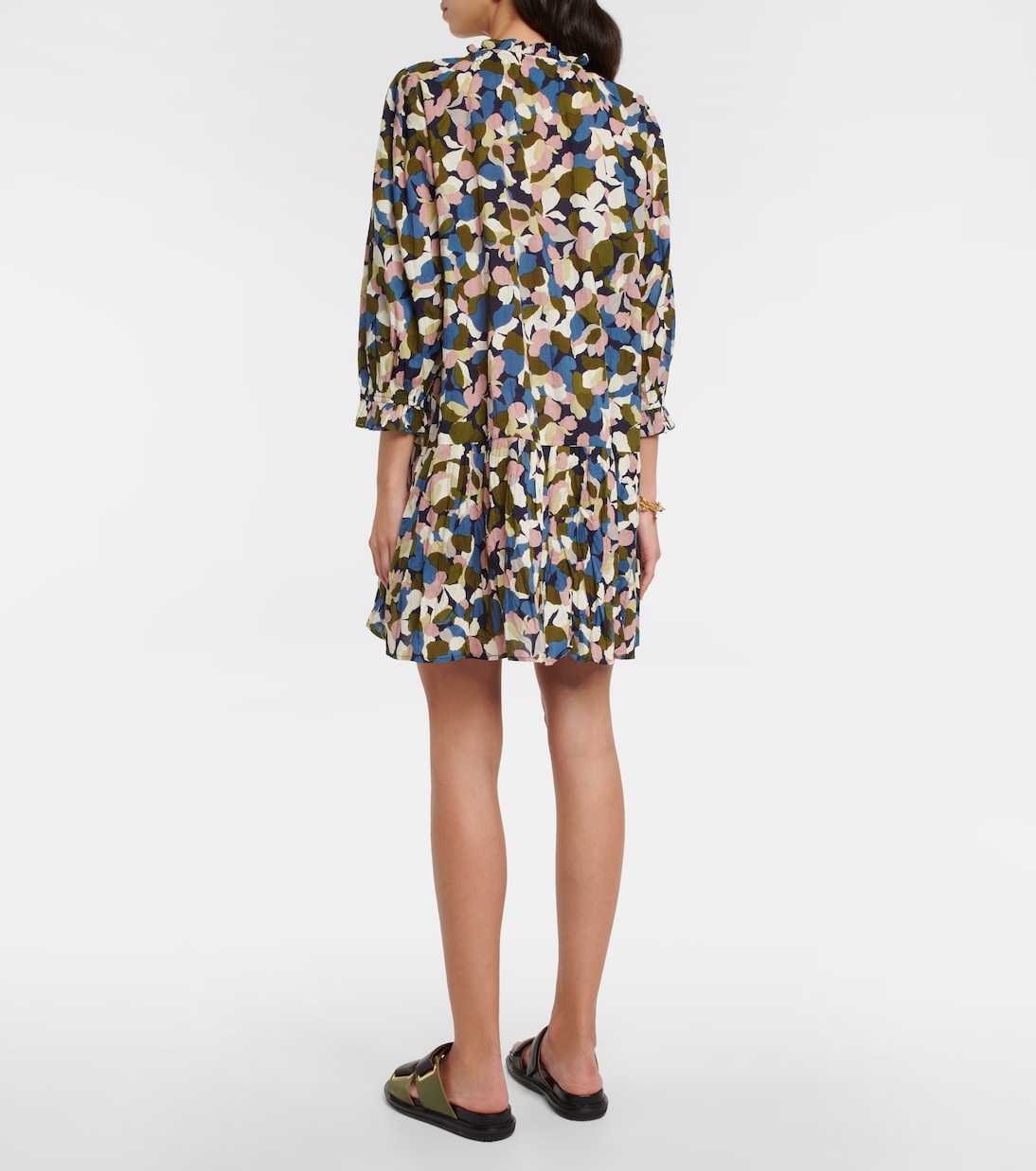 Robe imprimée en coton | Velvet