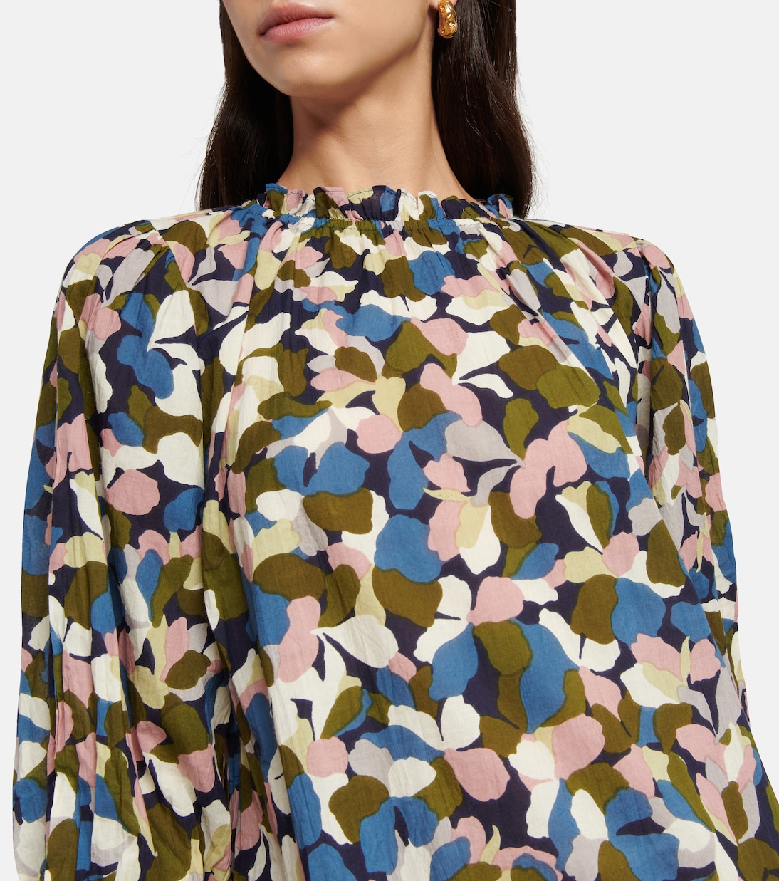 Robe imprimée en coton | Velvet