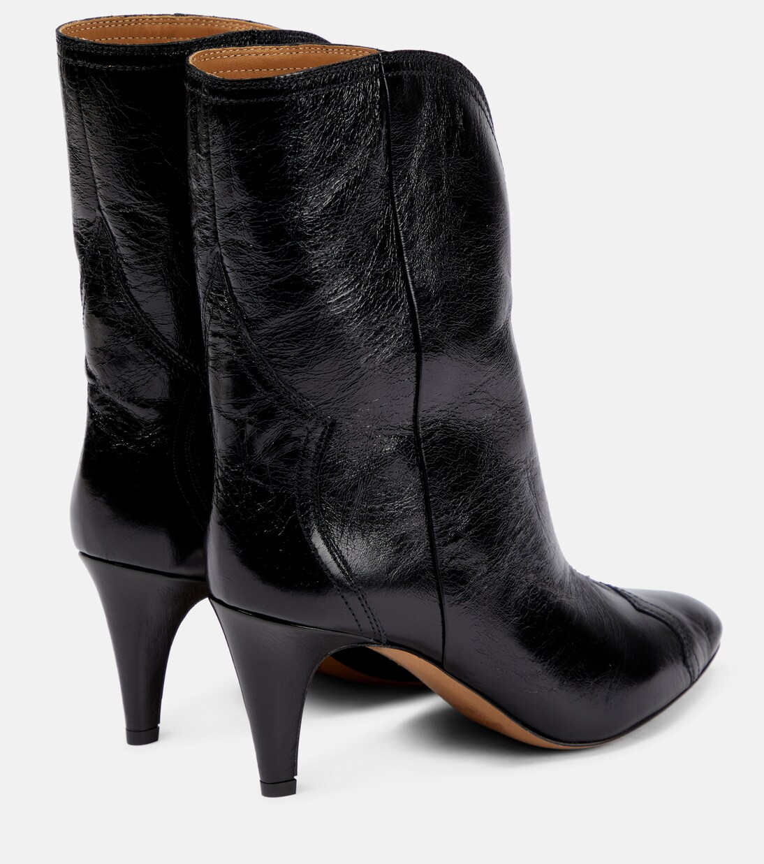 Dytho crinkled leather ankle boots | Isabel Marant