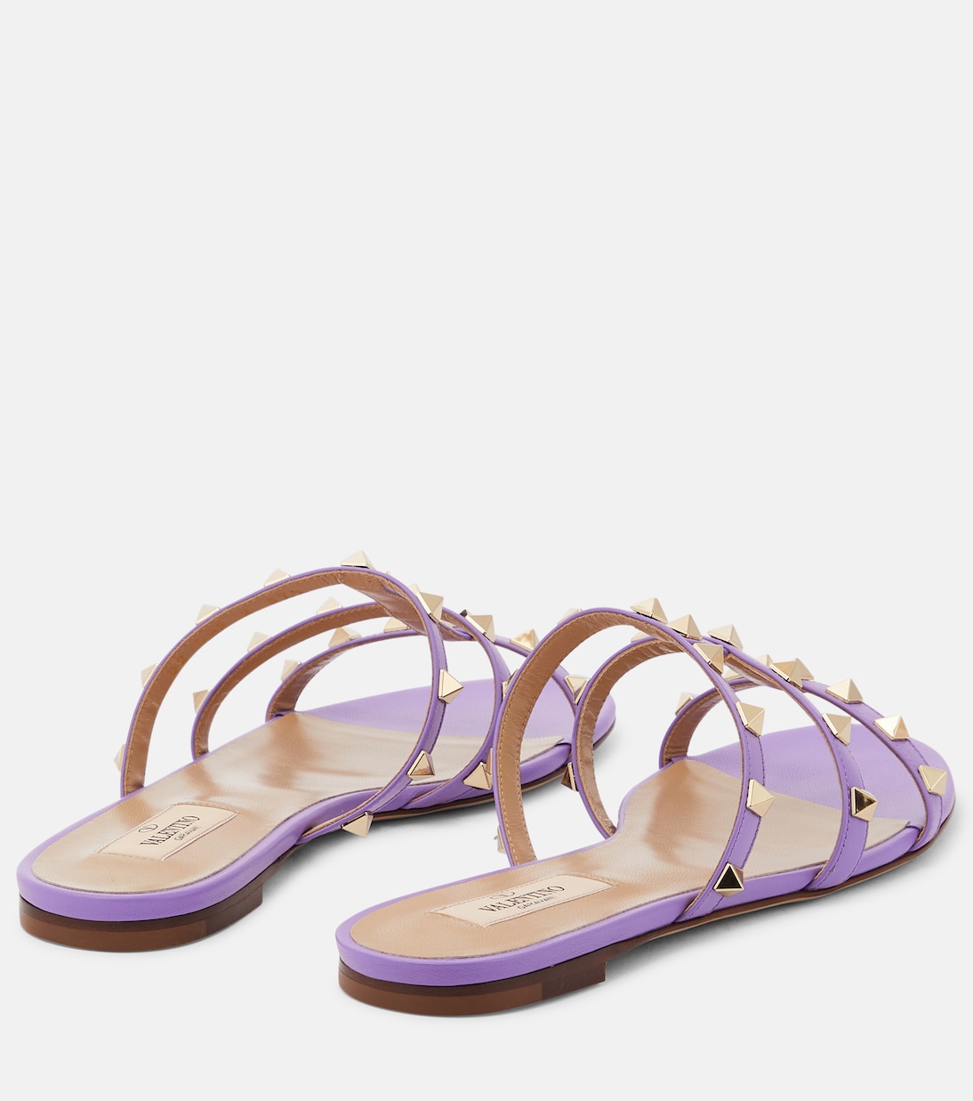 Sandalen Rockstud aus Leder | Valentino Garavani