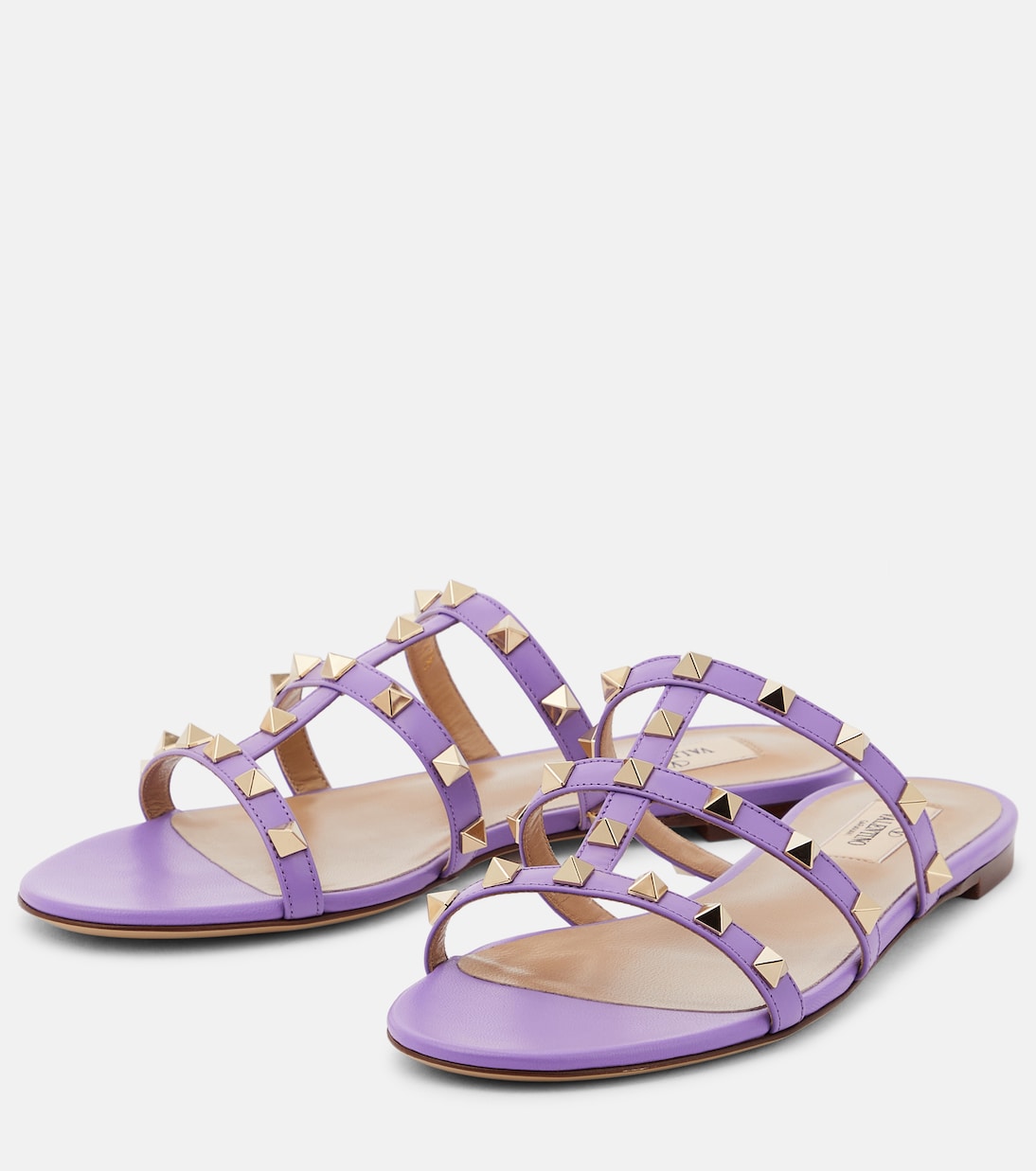 Sandalen Rockstud aus Leder | Valentino Garavani