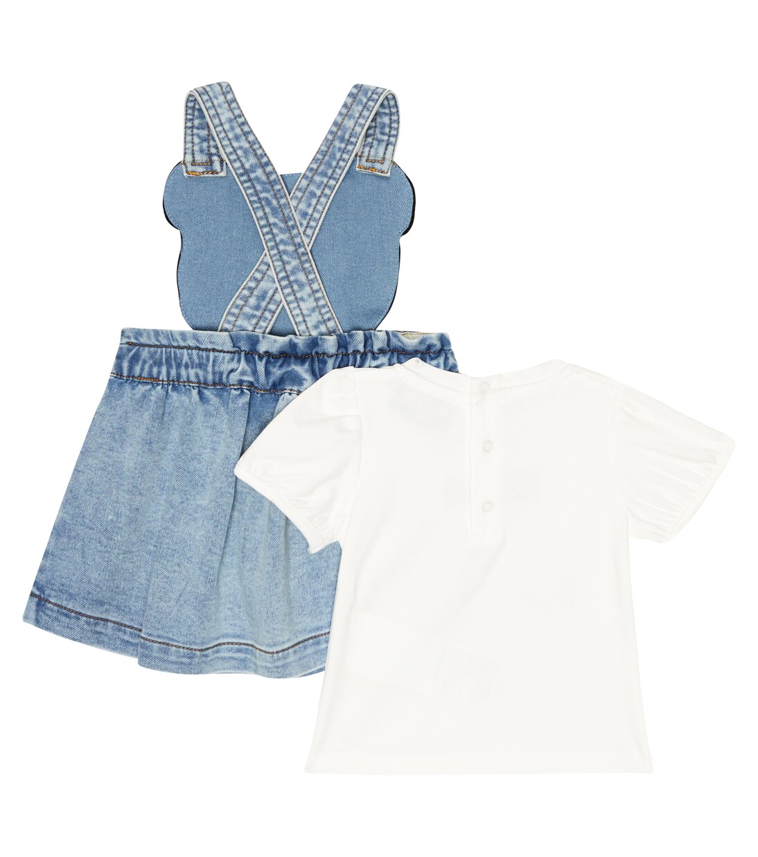 Baby set of T-shirt and skirt | Moschino Kids