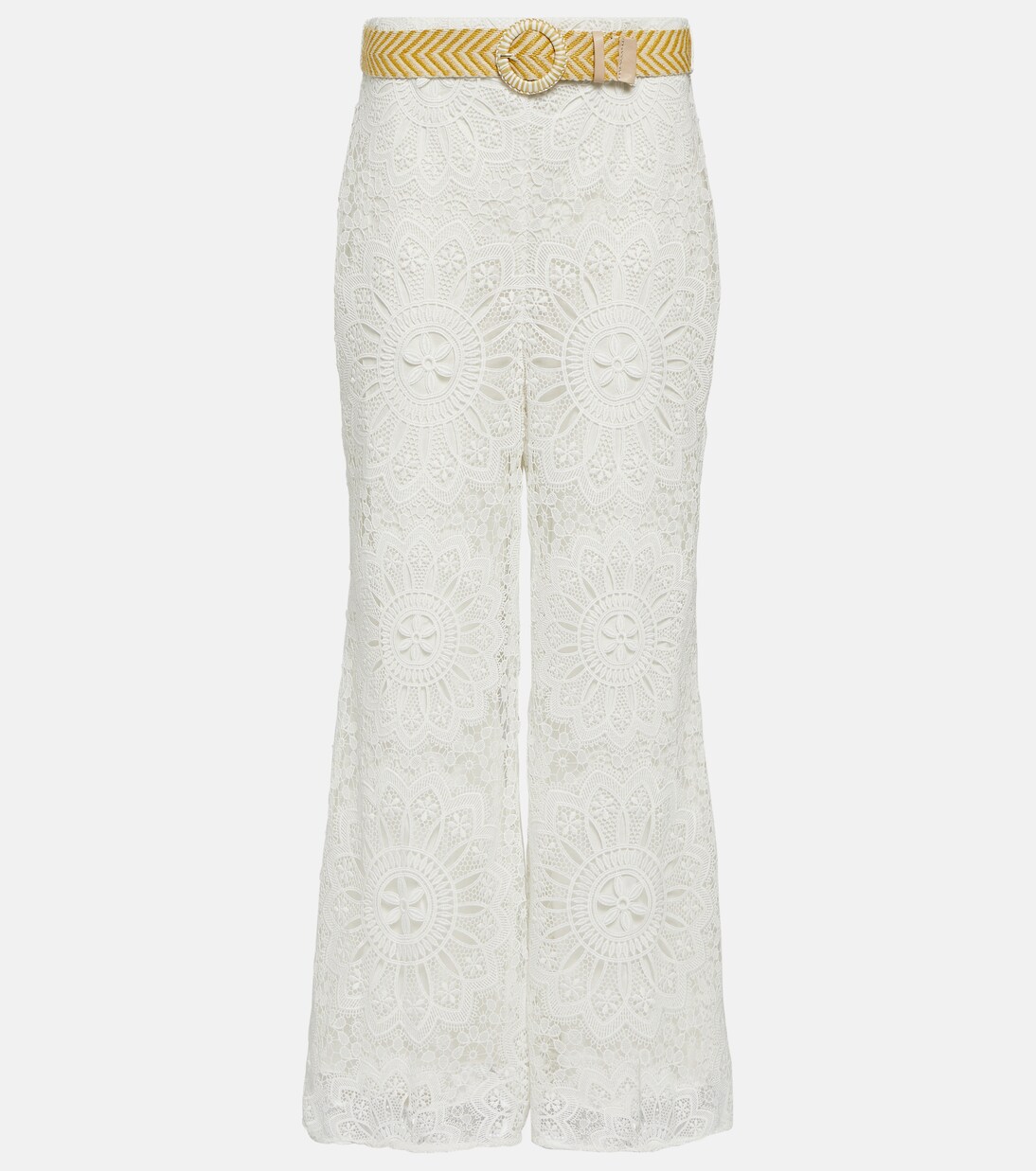 High-Rise-Hose aus Guipure-Spitze | Zimmermann