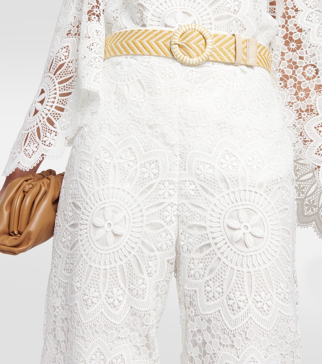 High-Rise-Hose aus Guipure-Spitze | Zimmermann