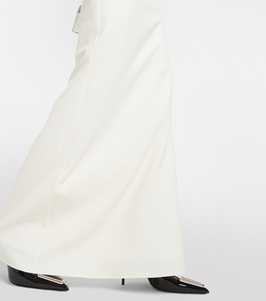 Bridal strapless crêpe gown | Safiyaa