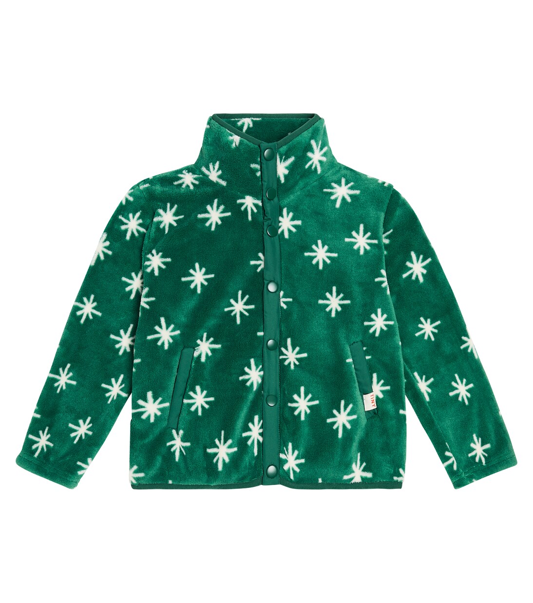 Snow Polar printed fleece jacket | Tinycottons