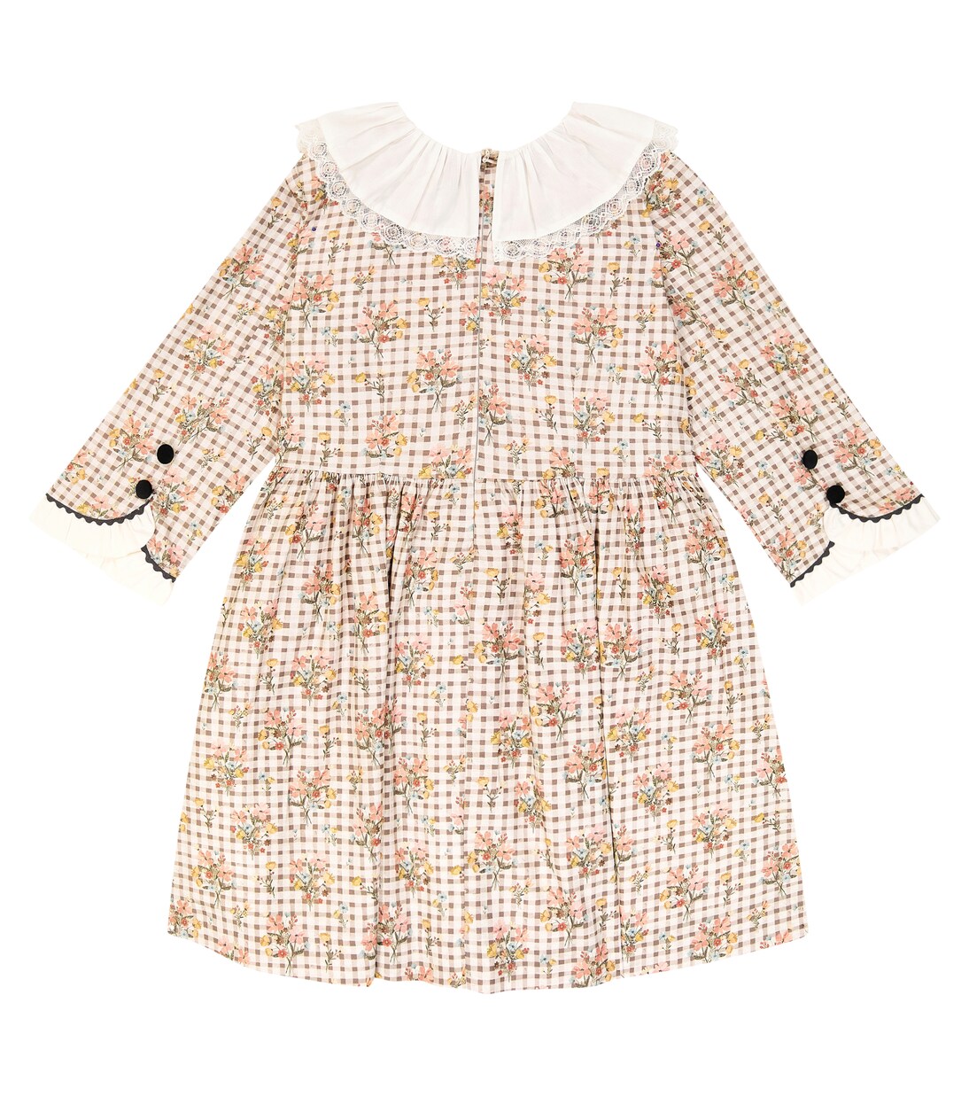 Gingham cotton dress | La Coqueta