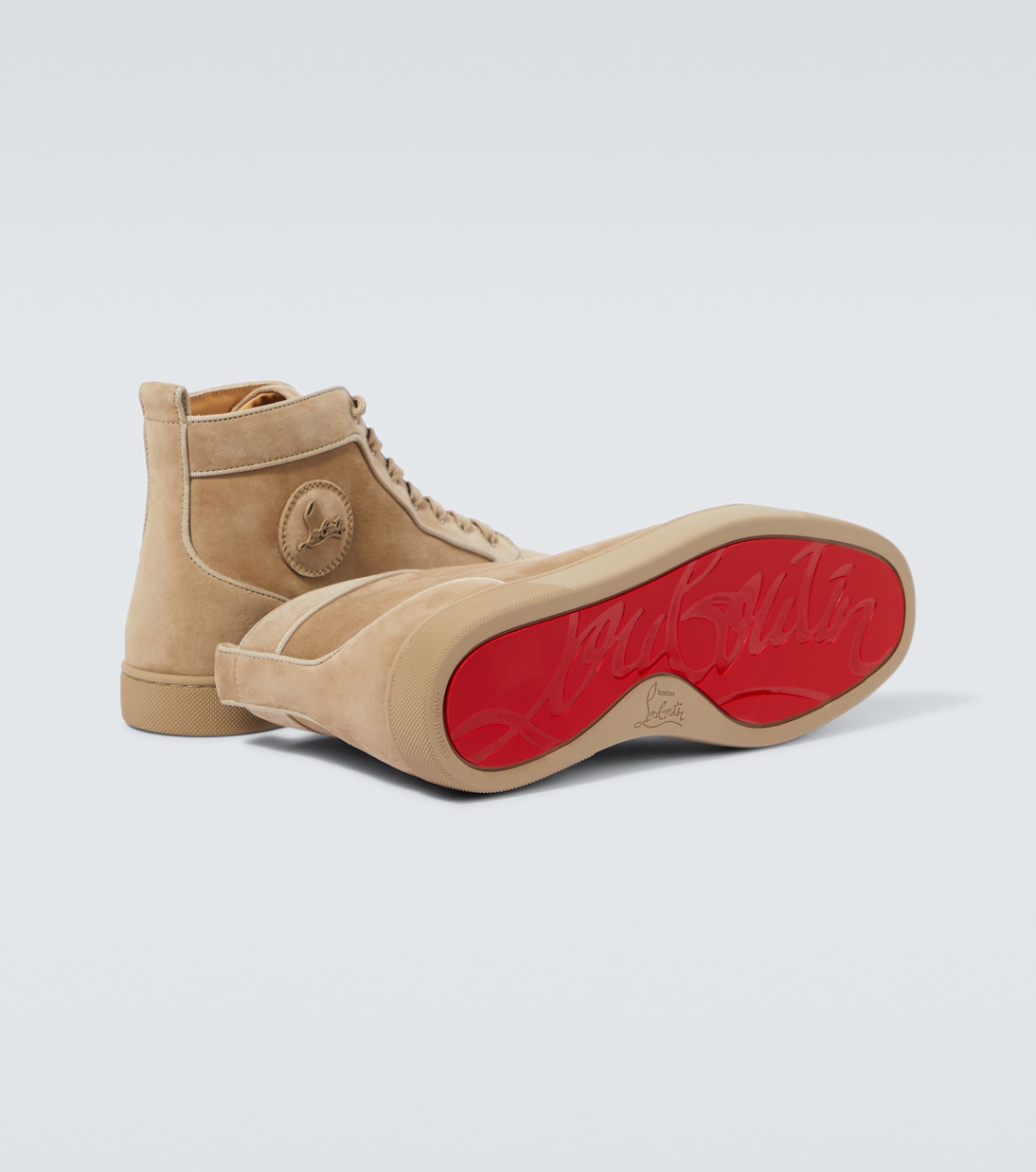 Baskets Louis Orlato en daim | Christian Louboutin