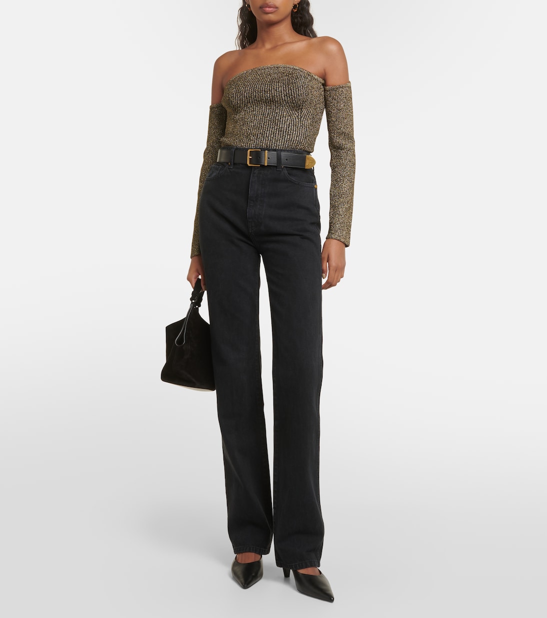 Top Maria à encolure bardot | Khaite