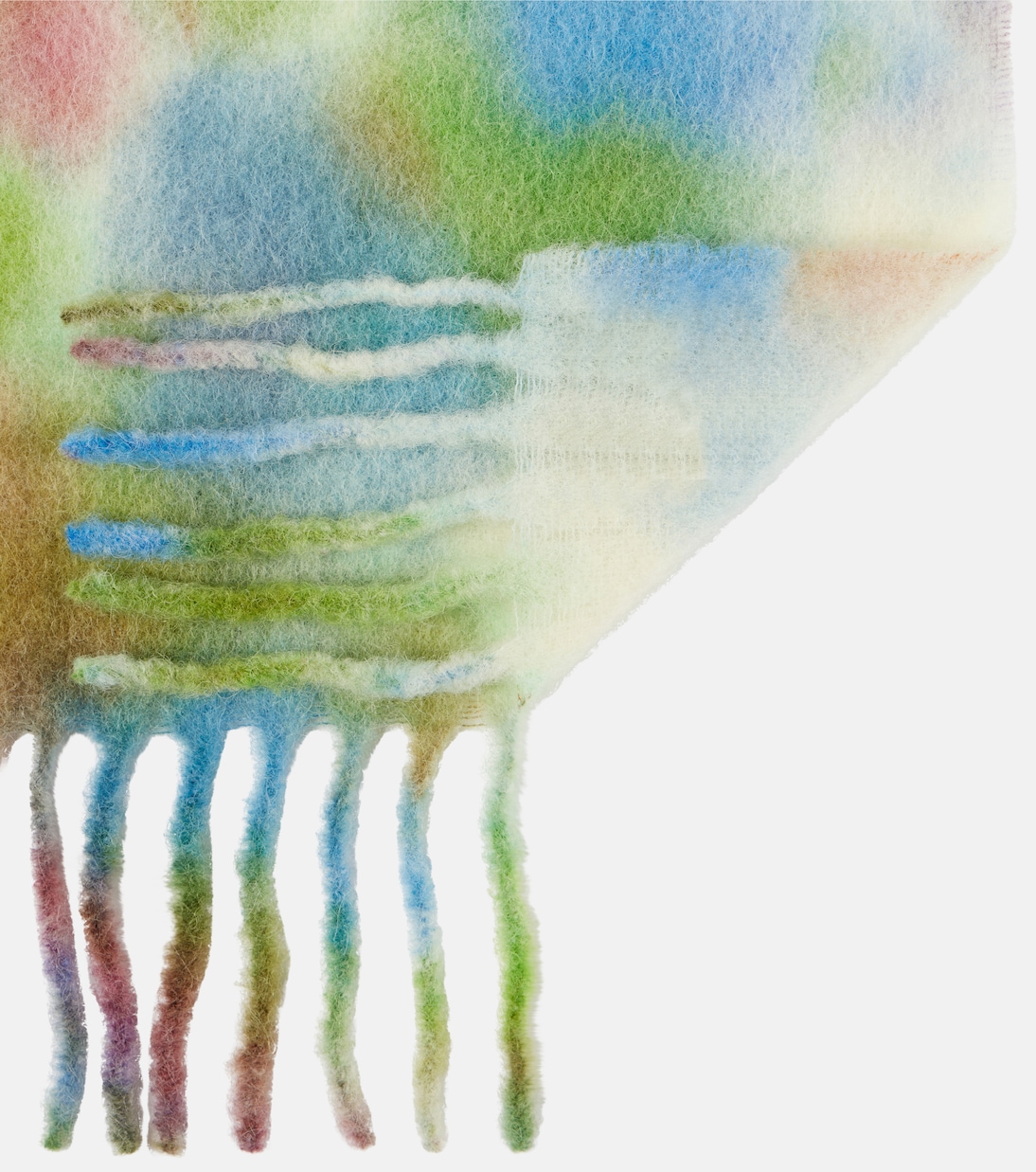 Alpaca, wool, and mohair-blend scarf | Acne Studios