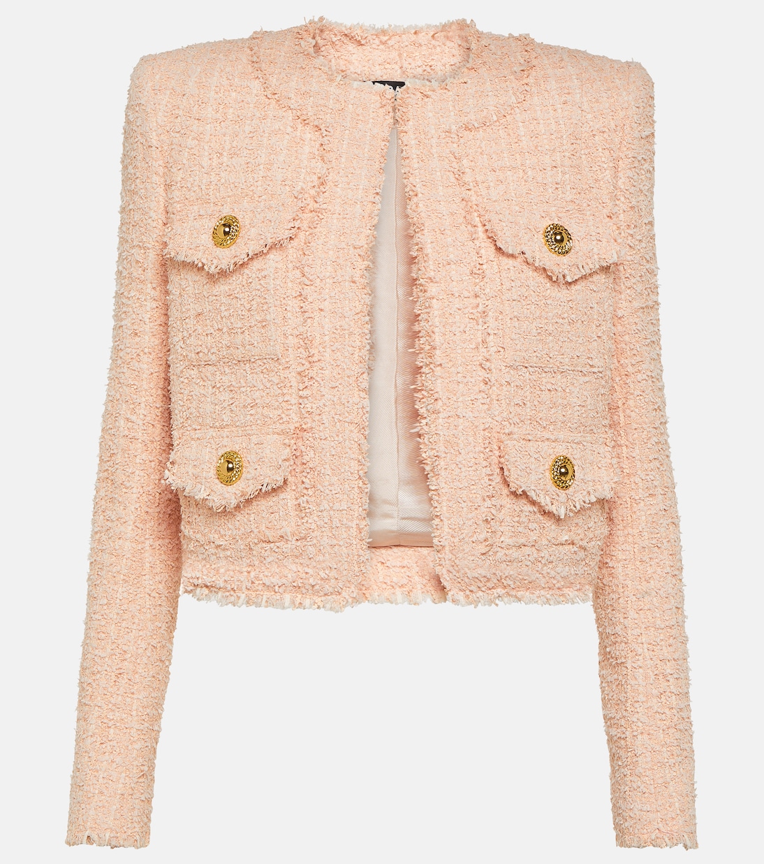 Cropped tweed jacket | Balmain