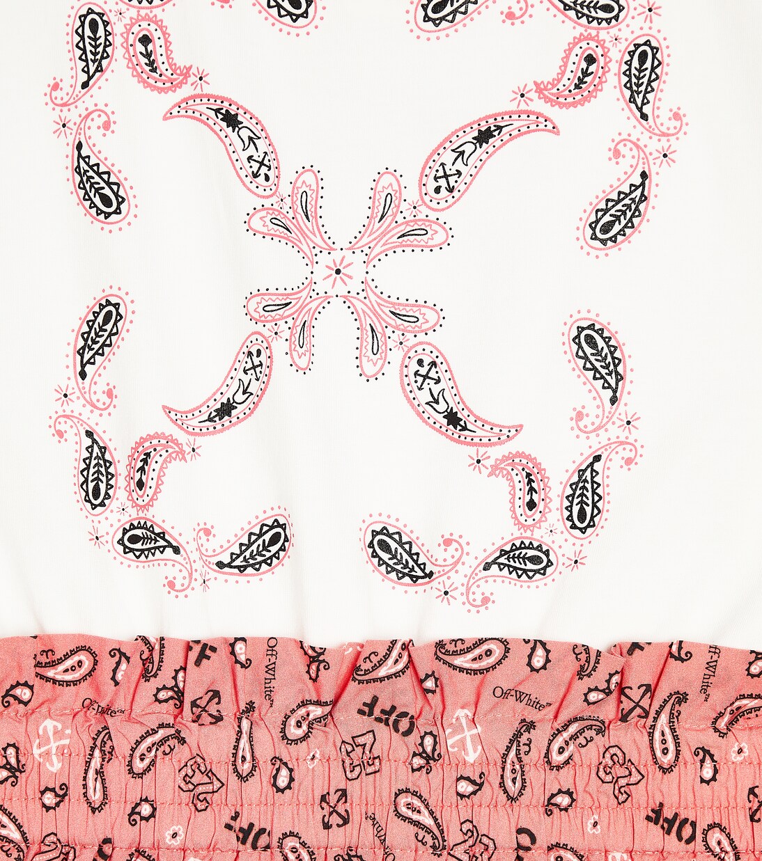 Bandana cotton dress | Off-White Kids
