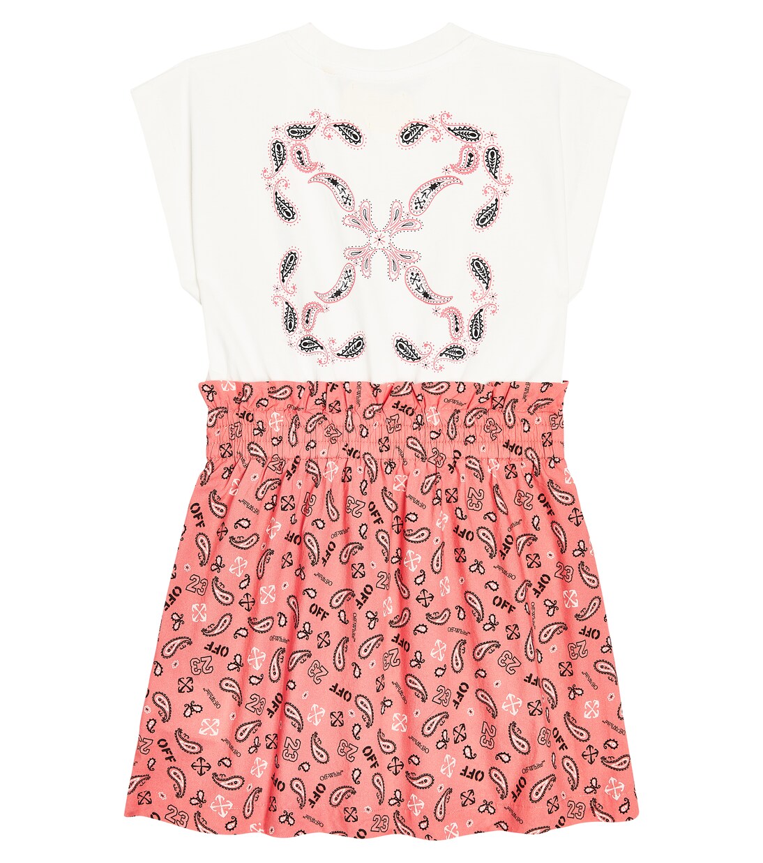 Bandana cotton dress | Off-White Kids