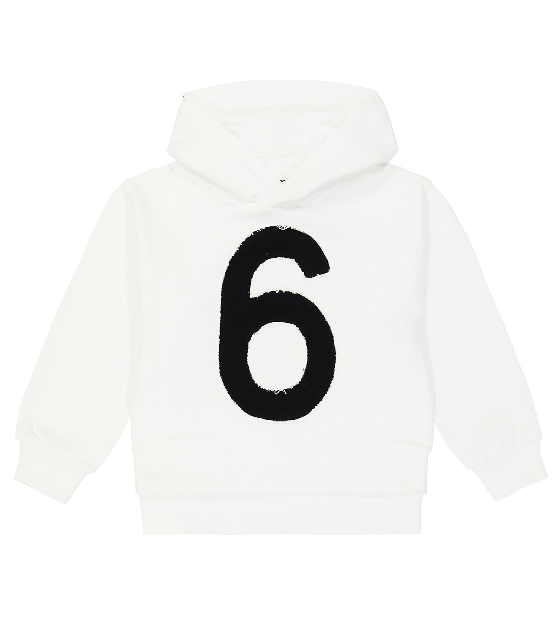 Logo cotton jersey hoodie   | MM6 Maison Margiela Kids