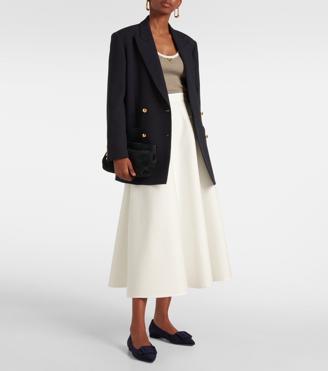 Maysale suede ballet flats | Manolo Blahnik