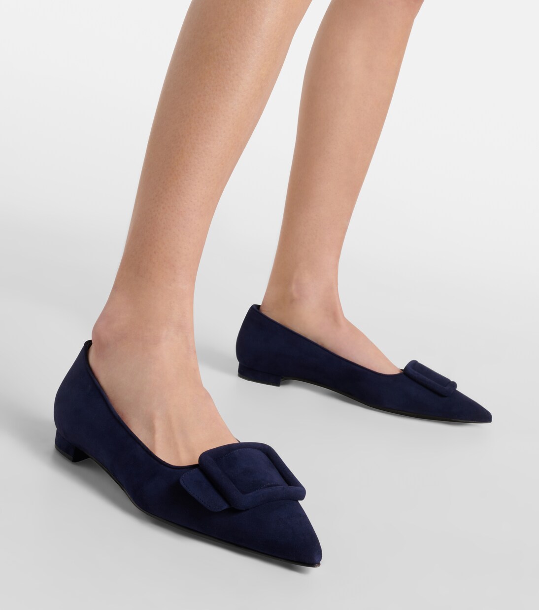 Maysale suede ballet flats | Manolo Blahnik