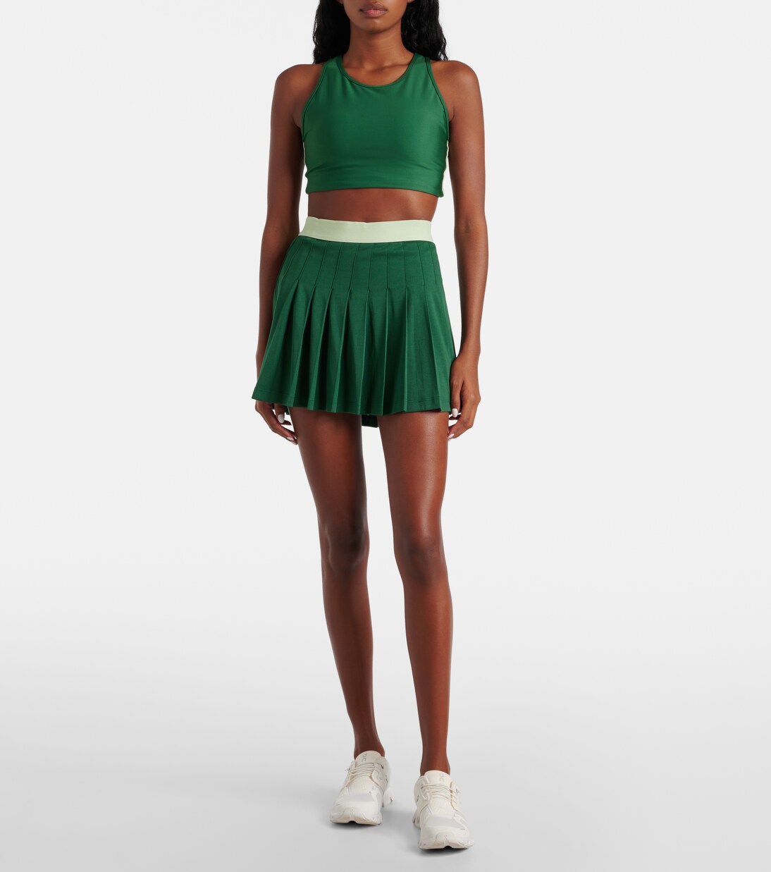 Oxford Sloan pleated tennis skirt | The Upside