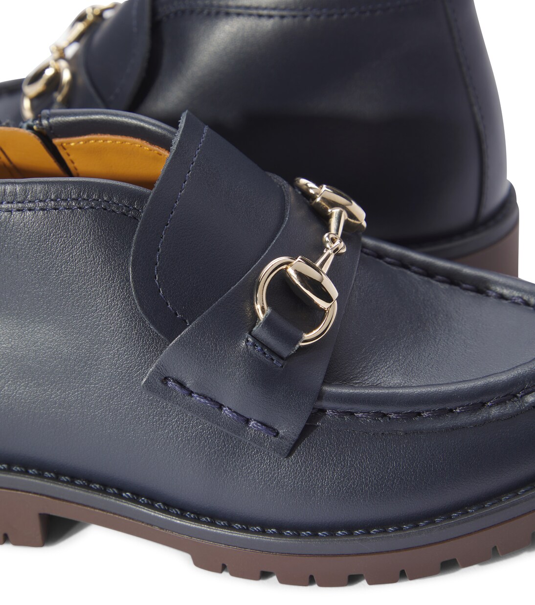 Horsebit leather boots | Gucci Kids