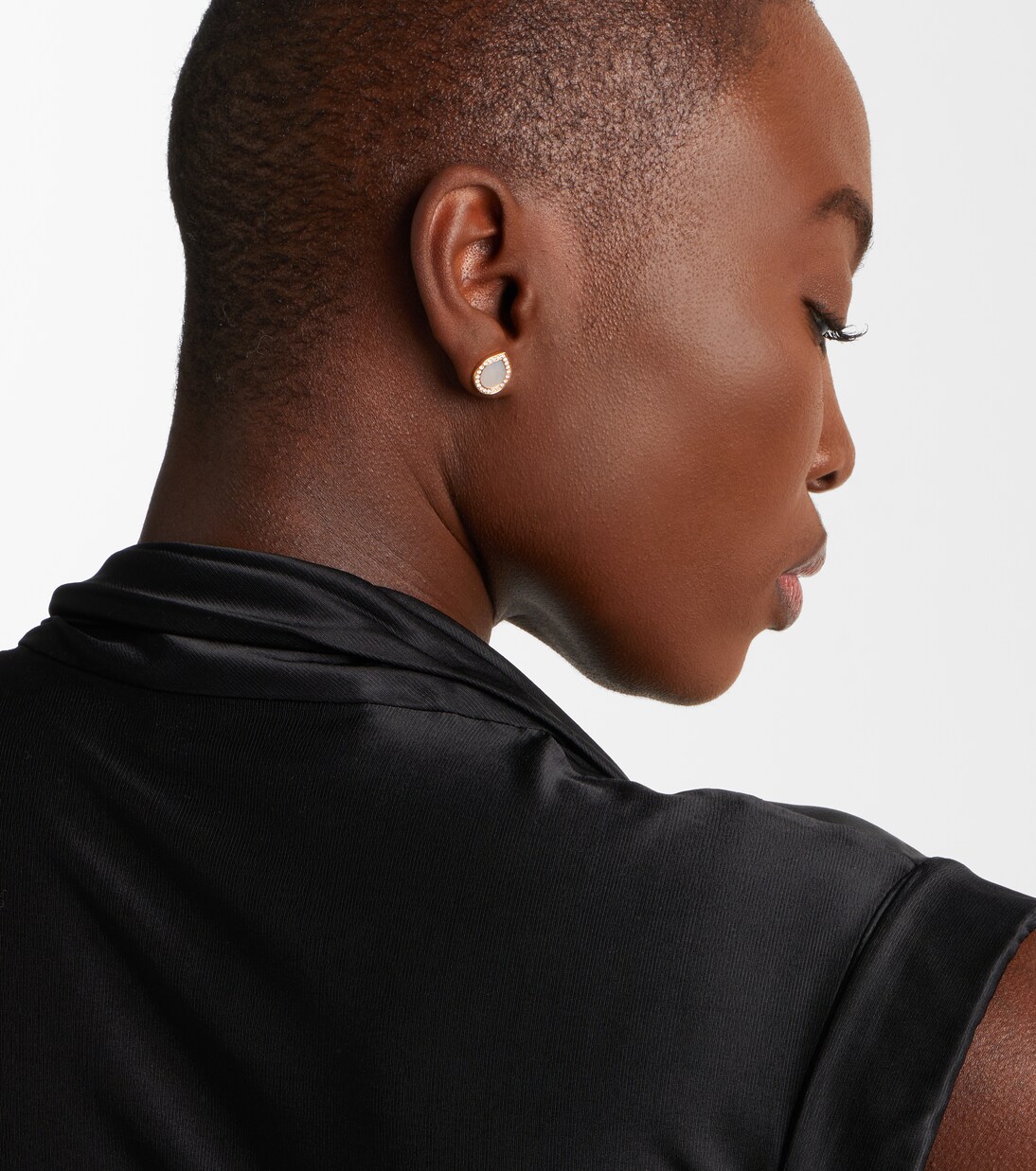 Antifer 18kt rose gold single earring with gemstones | Repossi