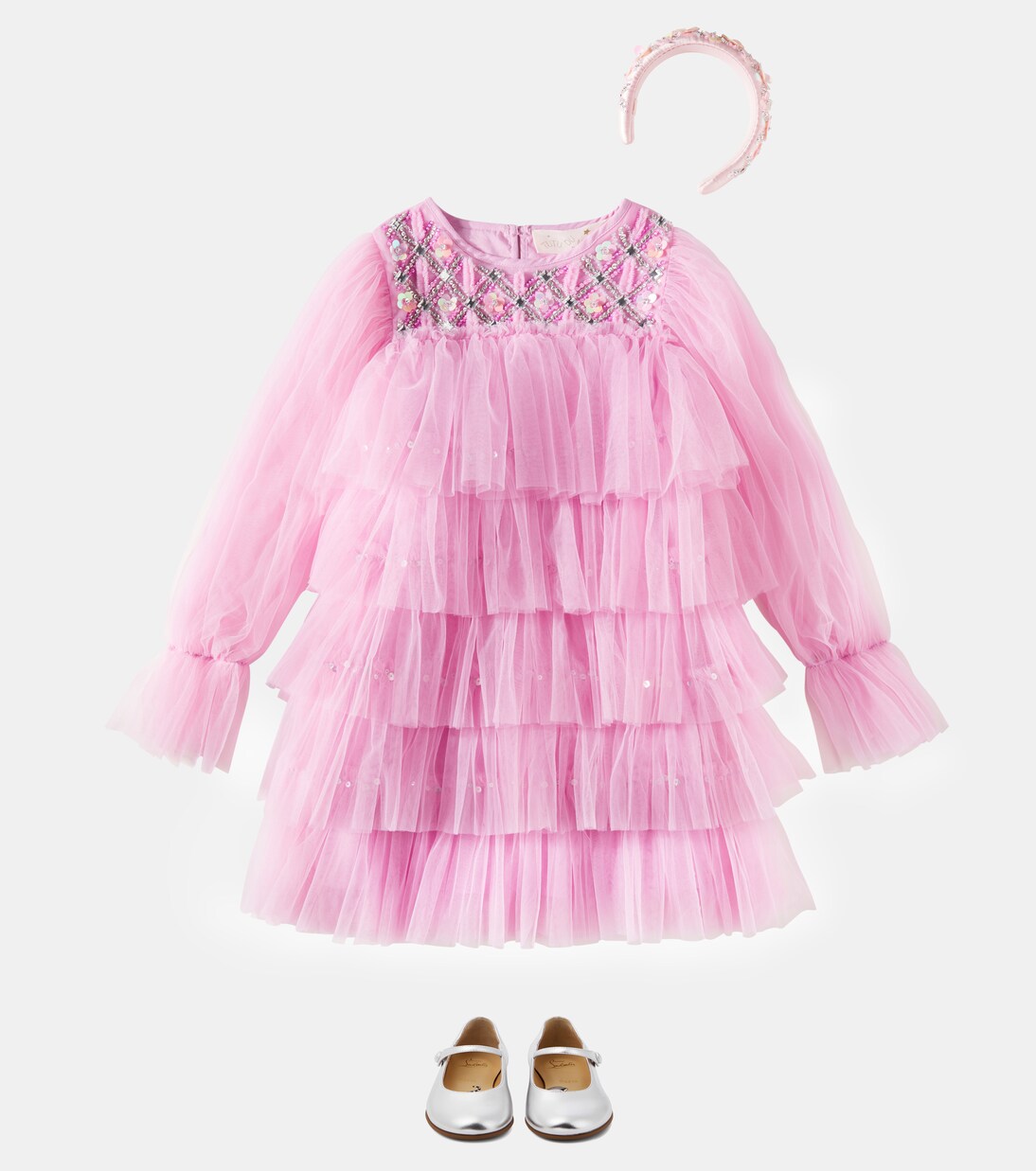 Robe Mystic Flower en tulle à ornements | Tutu Du Monde