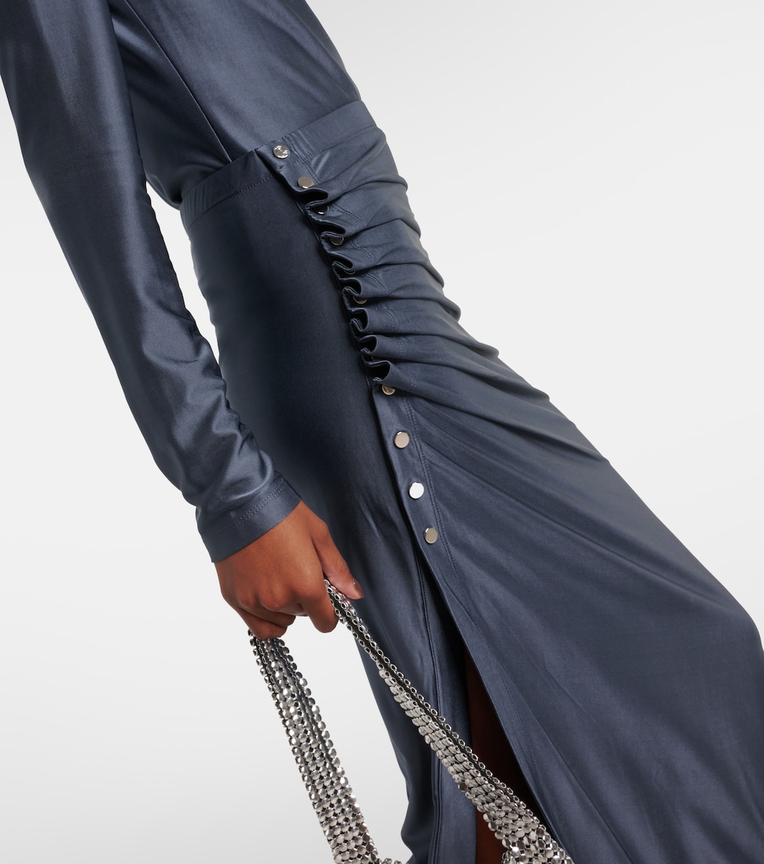 Midirock aus Jersey | Rabanne