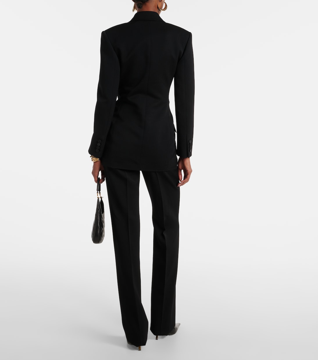 Wool grain de poudre tuxedo jacket | Saint Laurent