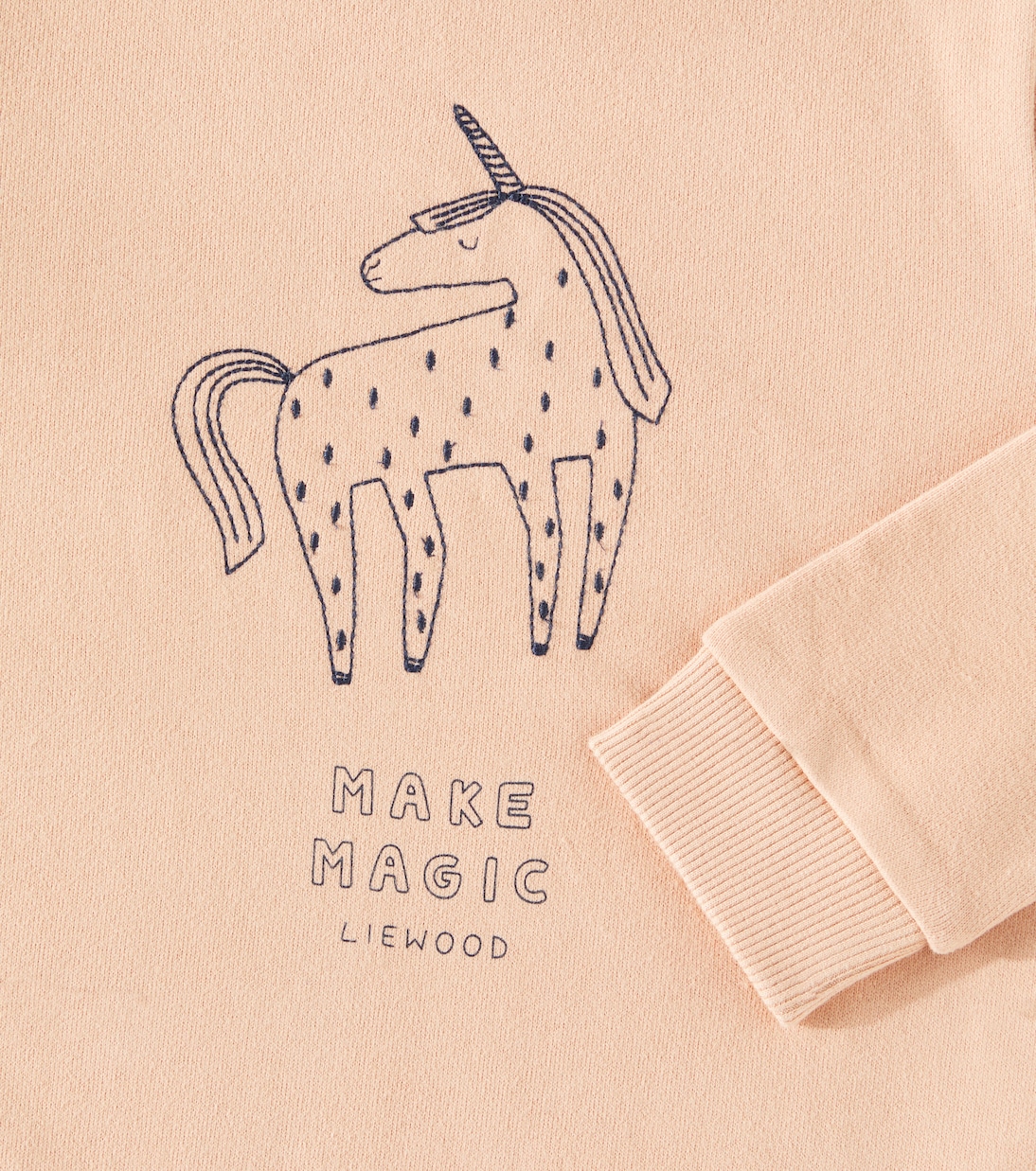 Thora Placement cotton jersey sweatshirt | Liewood