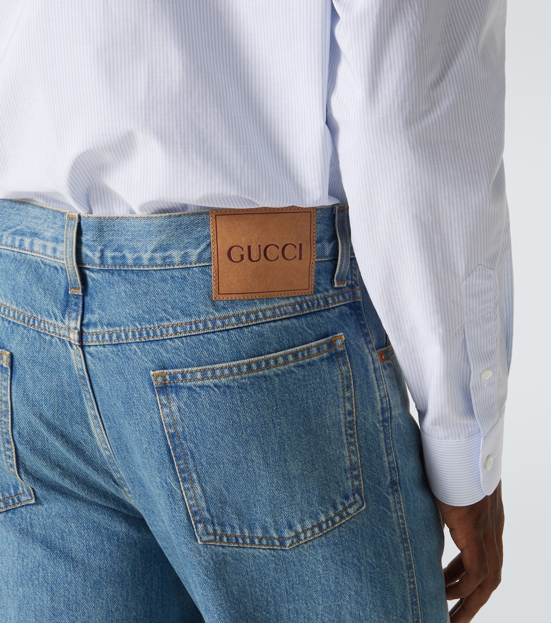 Mid-Rise Slim Jeans Double G | Gucci