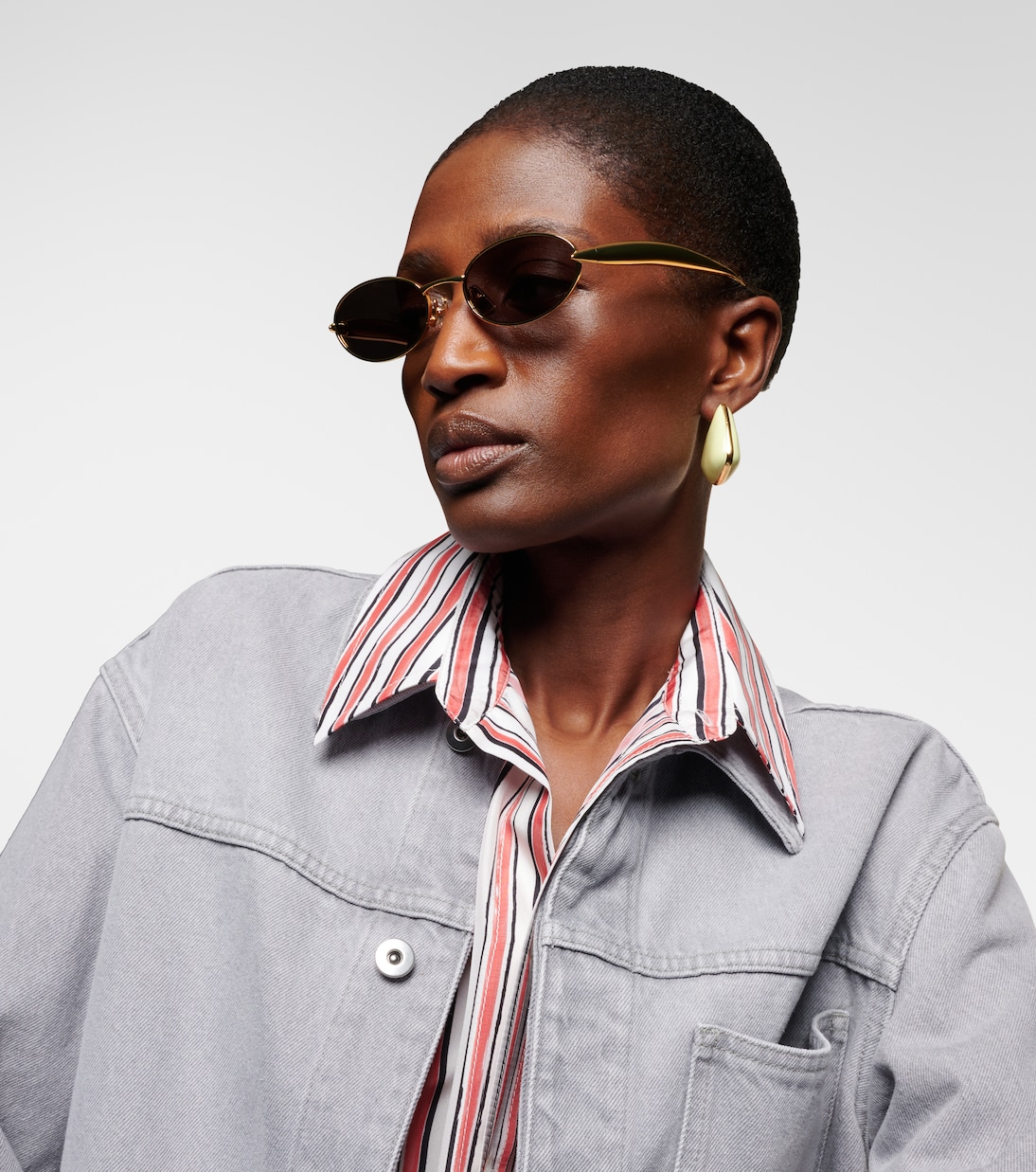 Sardine oval sunglasses | Bottega Veneta