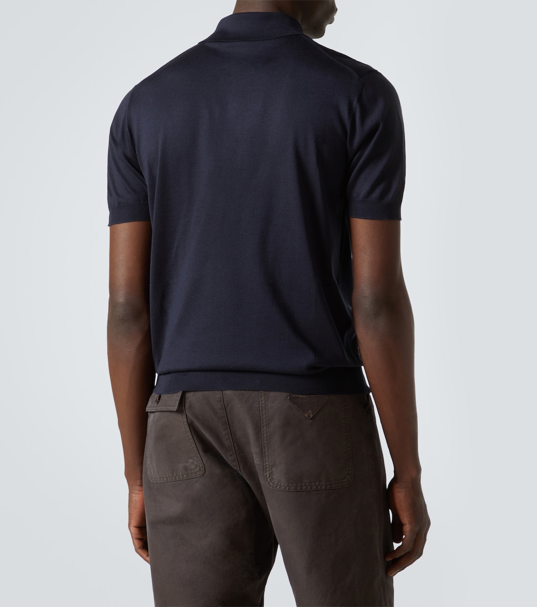 Polohemd aus Seide | Prada