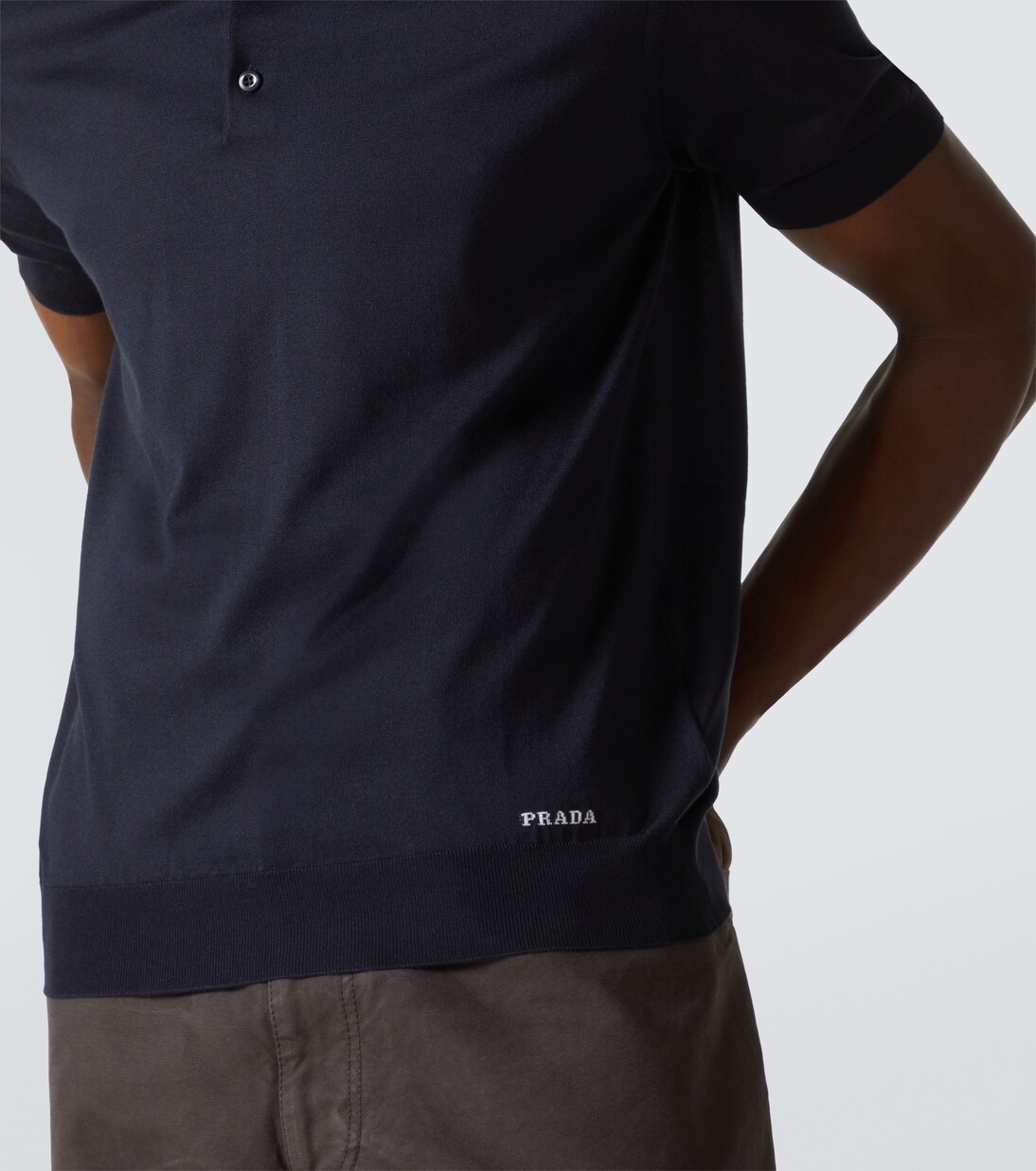 Polohemd aus Seide | Prada