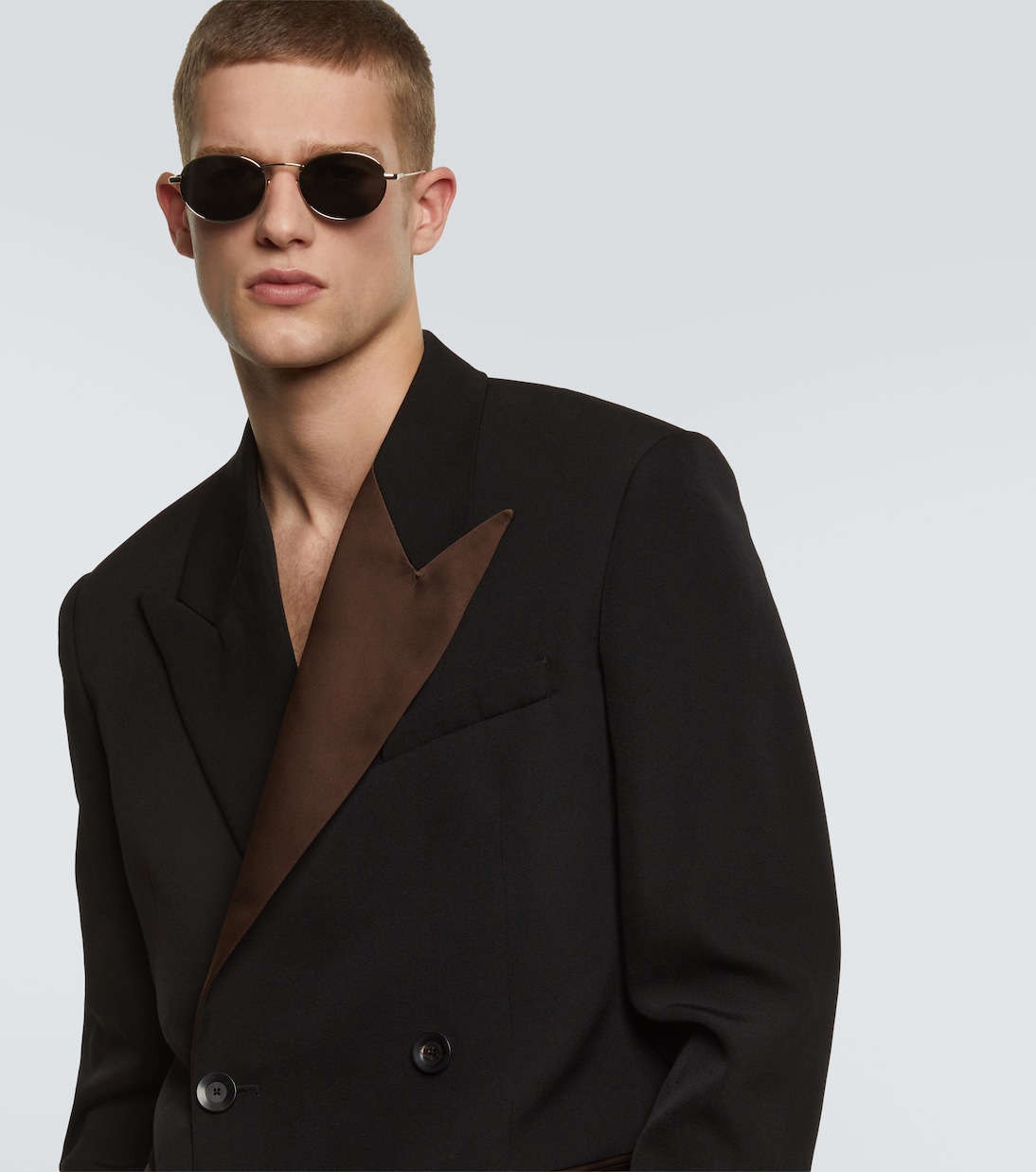 SL 799 oval sunglasses  | Saint Laurent