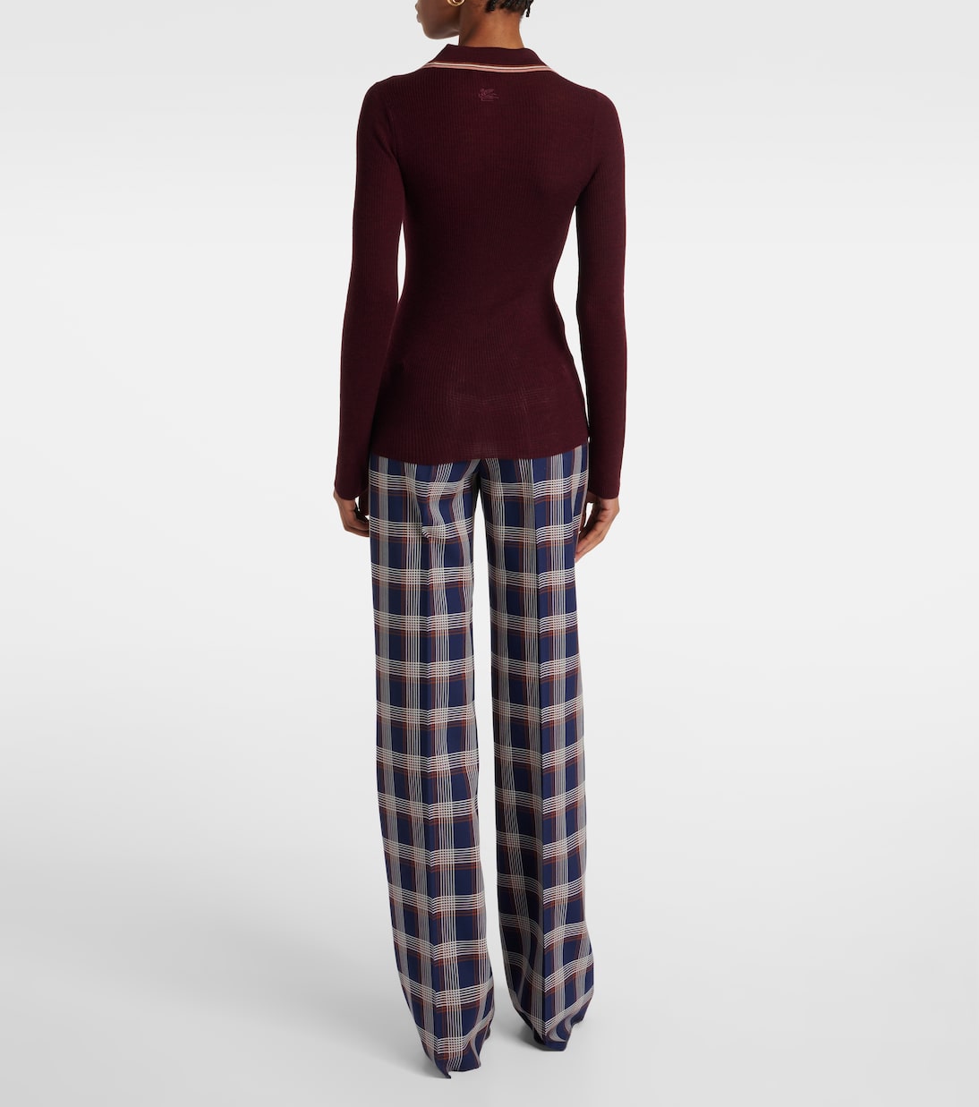 Polopullover aus Wolle und Baumwolle | Etro