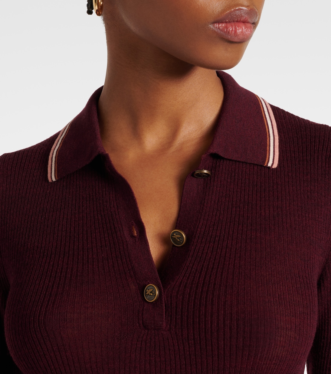 Polopullover aus Wolle und Baumwolle | Etro