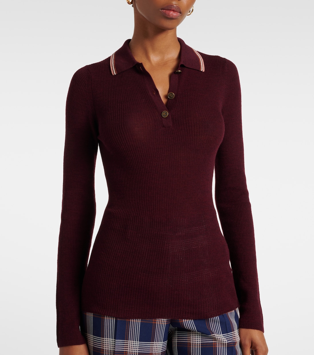 Polopullover aus Wolle und Baumwolle | Etro