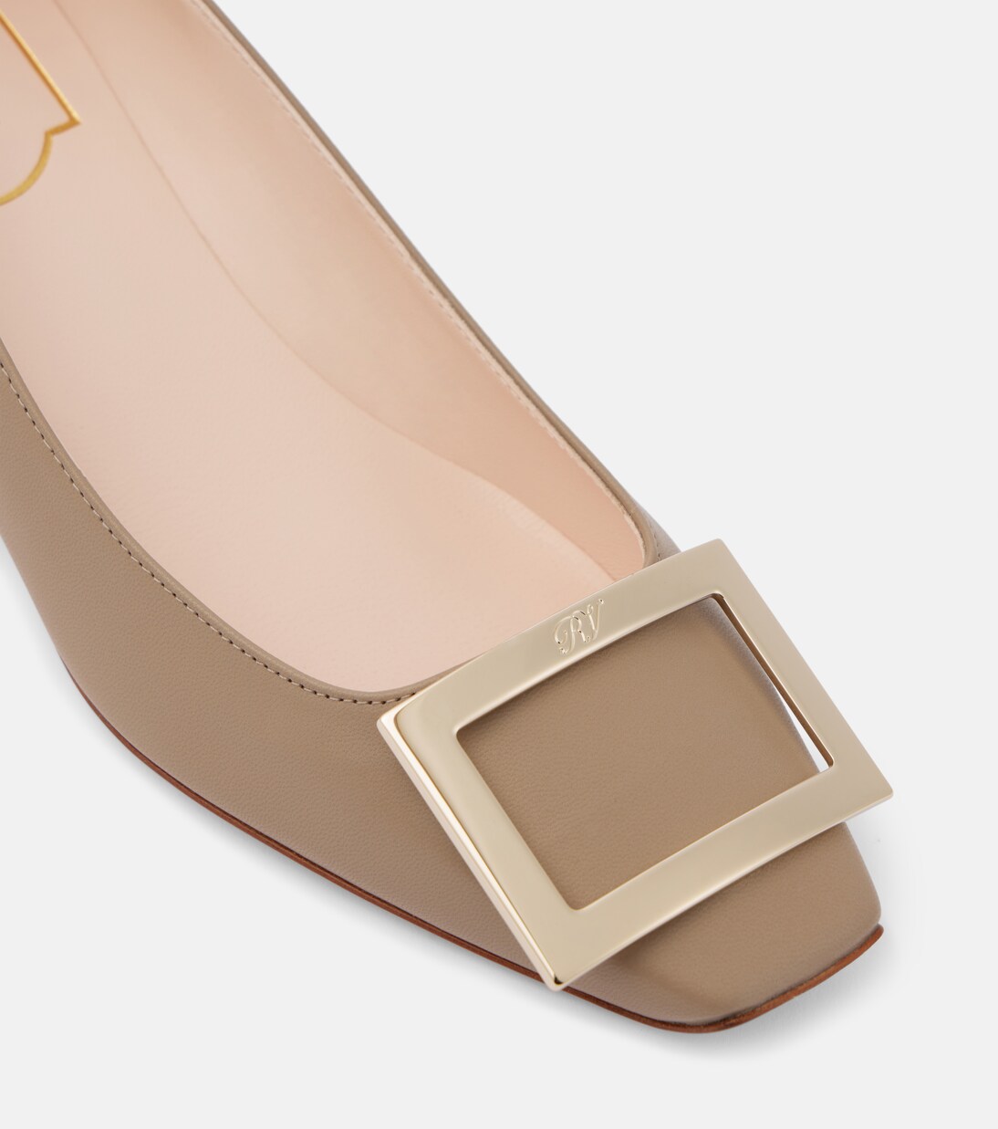 Trompette 45 leather pumps | Roger Vivier