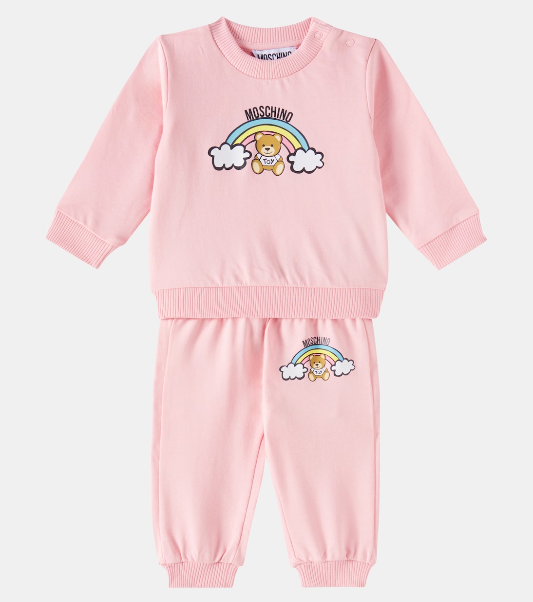 Baby Set aus Sweatshirt und Jogginghose | Moschino Kids
